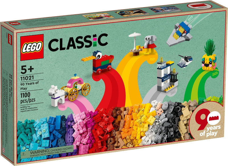 LEGO 11021 CLASSIC系列 90 Years of Play